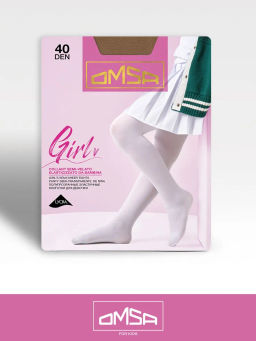 (Omsa) Collant GIRL 40 (ЧЗ) caramello