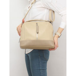 Сумка женская искусственная кожа ADEL-225/ММ, 2отд+плеч/рем, беж/кофе 252188 - Adelia фото 5