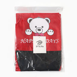 Фартук детский Этель Bear 44*60см, цв. красный, 100% п/э  фото 4
