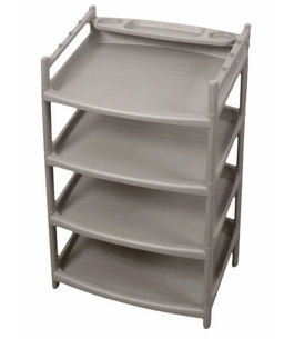 Этажерка для обуви "Рамбай" 4 полки, 505х410х805 мм 221307335/04 серая