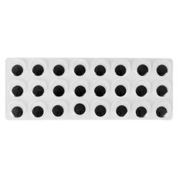 Глазки на клеевой основе, набор 24 шт., размер 1 шт. — 1.5 см