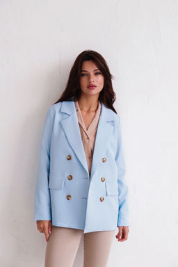 Двубортный жакет с английским воротником - Martichelli фото 150