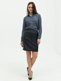 юбка из экокожи 895-0583 - Трика фото 7