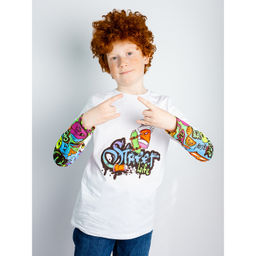 Джемпер с тату кулирка 1539100202 - Youlala фото 2