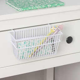 Корзина подвесная Доляна, 20×8×10 см, белая