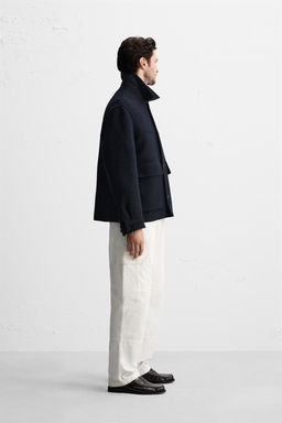 WOOL BLEND SHORT COAT - Zara фото 5