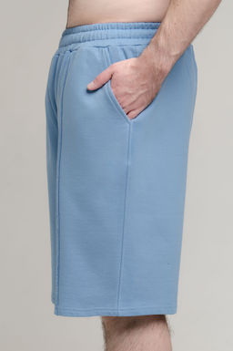 Арт. 65510 Шорты мужские 48-56 (5 шт) Цвет:Голубой - Идеал фото 2