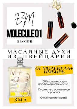 Масляные духи по мотивам аромата Escentric Molecules / Molecule 01 + Ginger - Get parfum фото 3