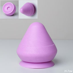 Массажер на присоске Woohooo Сone / 200g / фиолетовый / уп 50