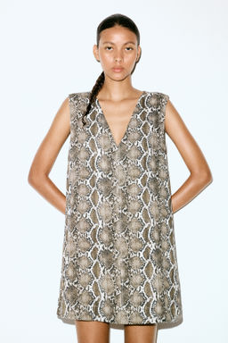 Vestido recto con escote en V - H&m фото 4