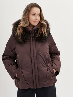 Куртка женская 12511-22058 chocolate - Eleganzza фото 2