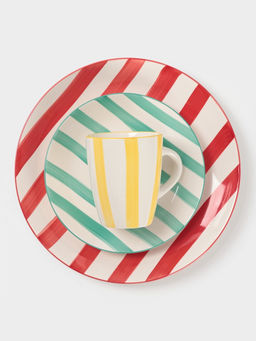 Тарелка Доляна Райе, d=26.5 см, керамика, зелёная  фото 4