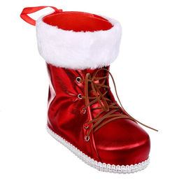 Конфетница Сапожок, цвет красный