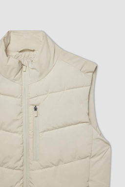 Ветрозащитный водоотталкивающий надувной жилет DeFactoFit стандартной посадки с воротником-стойкой  фото 9