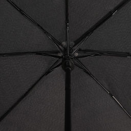 Зонт полуавтоматический Strong, прорезиненная ручка, 3 сложения, 8 спиц, R = 48 см, цвет чёрный - Simaland фото 3