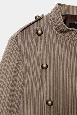 STRIPED FITTED BLAZER - Zara фото 11