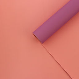 Пленка матовая для цветов, двухсторонняя, «Зефир», лаванда - чайная роза, 57 см × 10 м