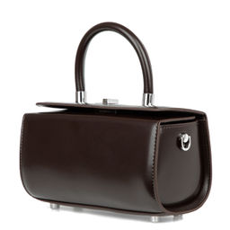 5501 chocolate, Женская кожаная сумка, Barcelo Biagi