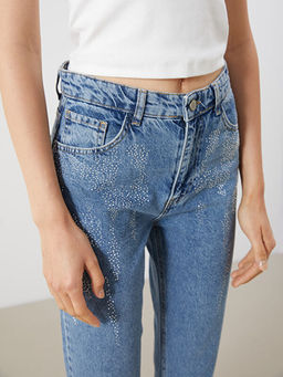 Straight Fit Kad?n Jean Pantolon