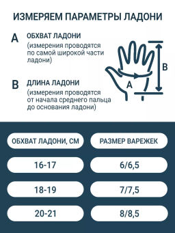 Варежки экомех изумруд