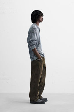 WASHED KNIT POLO SHIRT - Zara фото 4