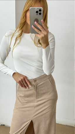 Юбки ЮБ 354п-1 Красный / Экрю - T.C.T фото 18