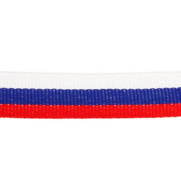 Цена за 10 шт. Лента для медали, триколор - Командор фото 3