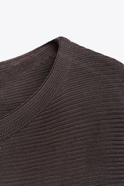 SLEEVELESS RIB KNIT TOP - Zara фото 7