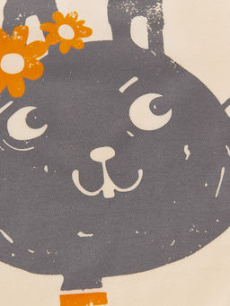 Пижама для девочки UD 1061 оранжевый - Mini maxi фото 4