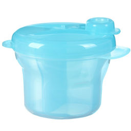 Контейнер для хранения детского питания, 3 секции по 75 мл., 9.5×8.5 см, 225 мл., голубой