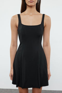 TRENDYOLMILLA Siyah Kare Yaka Etekli Mayo TBESS24MA00175 фото 9