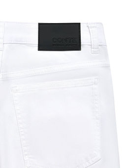 CONTE CON-723 Белые джинсы slim из eco-friendly денима white - Conte elegant фото 10