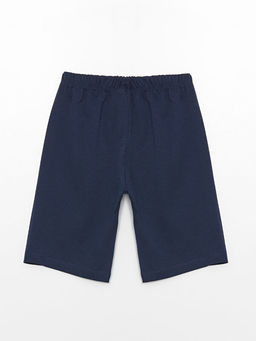 Beli Lastikli Stitch Bask?l? Erkek ?ocuk Pijama ?ort - Waikiki фото 2