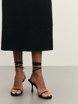 Юбка из тенселя с декоративным элементом / Zarina  фото 8