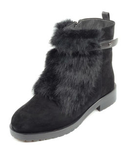 04-899E-2Y1 8J26M Ботинки зимние женские (натуральная замша, натуральный мех)