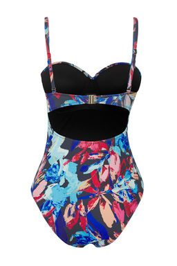 TRENDYOLMILLA Leopar Desenli Straplez Drapeli Regular Mayo TBESS25MA00088  фото 14