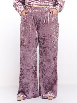 Бархатный костюм KO33511PUR39