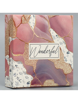 Цена за 5 шт. Кондитерская упаковка, коробка «Wonderful», 14×14×3.5 см