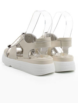 08-C109-2C BEIGE Босоножки женские (натуральная кожа)
