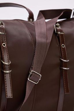 Kahverengi Cift Ask?l? Buyuk Maxi Tote Kad?n Omuz Cantas? TAKAW26OC00073 - Trendyolmilla фото 6