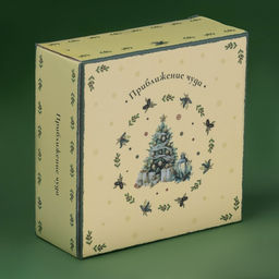 Салатник новогодний Доляна «Приближение чуда», 580 мл, 15.5×6 см, фарфор, цвет белый