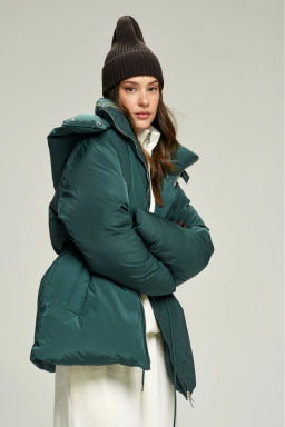 Пуховик на кулиске Pine Green