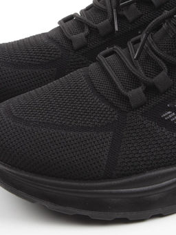 03-TEX-D01-07 BLACK Кроссовки летние мужские (текстиль)