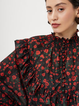 Платье женское 12511-35184 black/red - Eleganzza фото 3