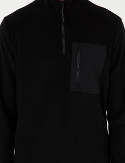 Siyah Regular Fit Yar_m Fermuarl_ Polar Sweatshirt - Pierre cardin фото 6