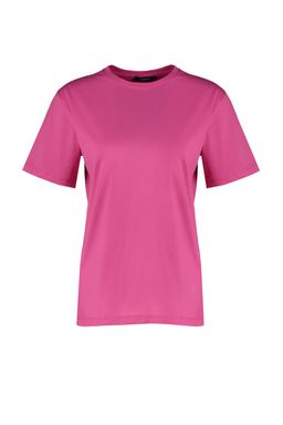 TRENDYOLMILLA Beyaz %100 Pamuk Bisiklet Yaka Oversize/Genis Kal?p Orme T-Shirt TWOSS20TS0134 фото 12