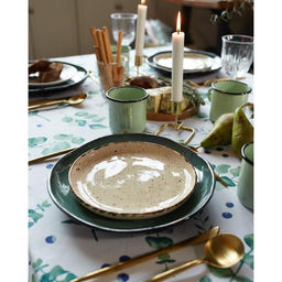 Скатерть Этель Eucalyptus 146х110см, 100%хл, саржа 190 гр/м2  фото 8