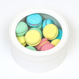 Набор 2 в 1 круглых коробок Белая с окном, 21 х 11 - 18 х 10 см - UPAK LAND фото 4