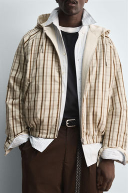 CHECK REVERSIBLE JACKET - Zara фото 6