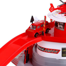 Парковка для машин Служба спасения, 2 уровня, вертолетная площадка - Simaland фото 9